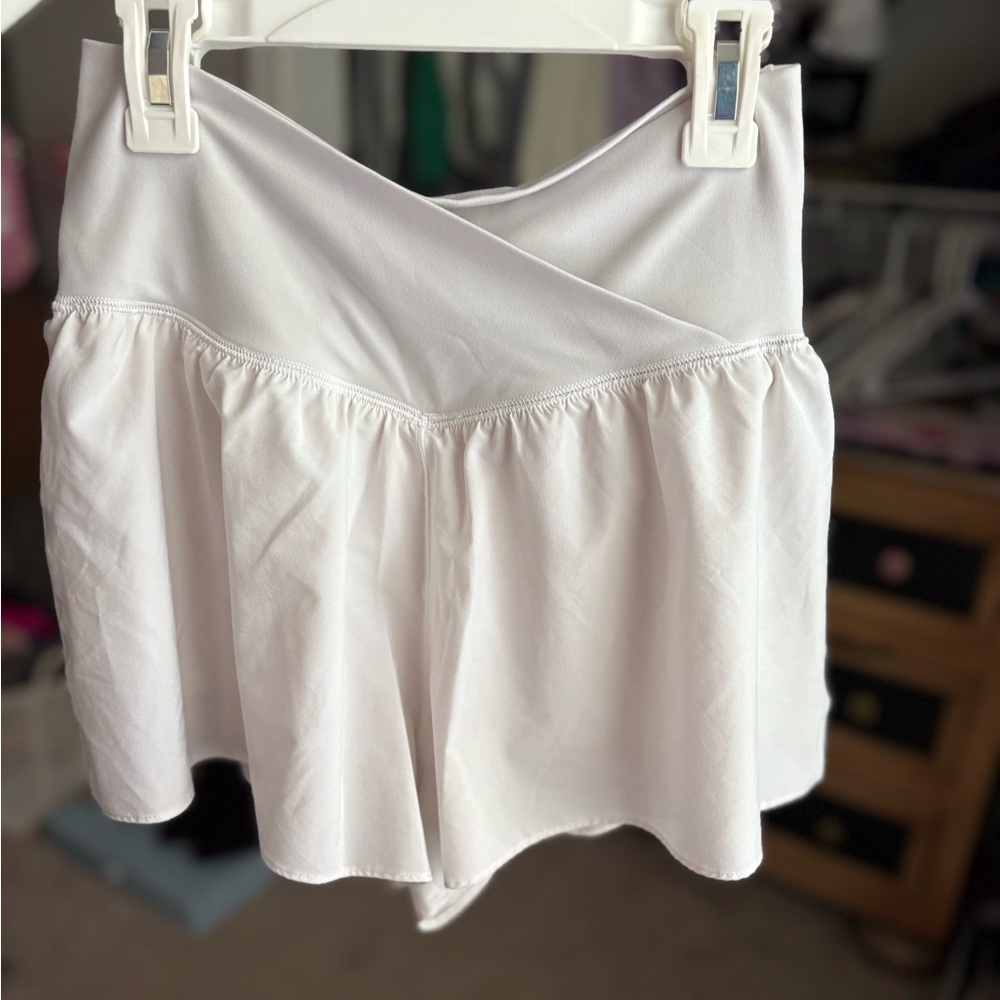 Aerie/Offline White Athletic Shorts